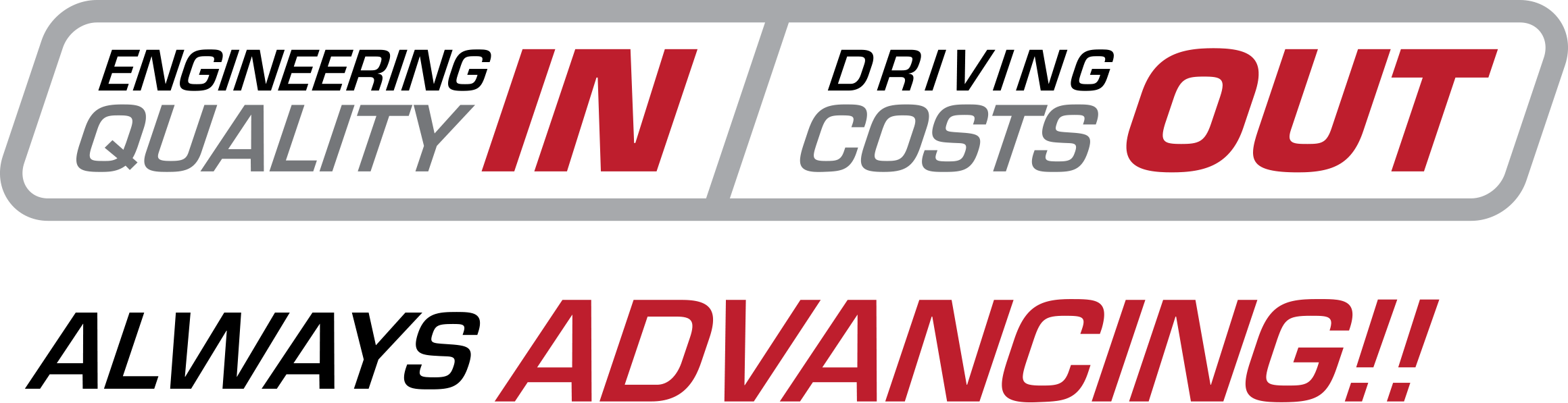 Engineering Quality In | Driving Costs Out — Always Advancing!!